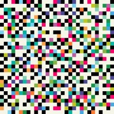 Pixel pattern with stylish color tones