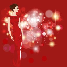 Women in evening dresses - Illustration N4