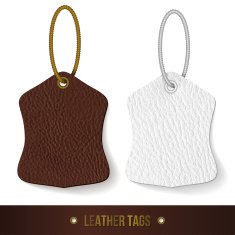 Leather tags set N3