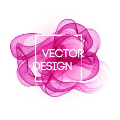 Abstract curved lines background Template brochure design N185