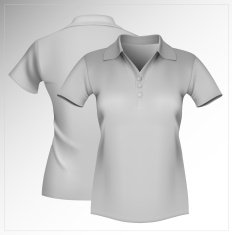 Women's Polo Shirt Template N2