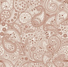 seamless pattern with paisley N24