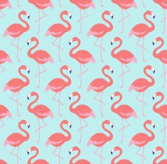 seamless flamingo bird pattern N4