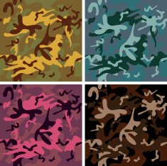Camouflage seamless pattern N14