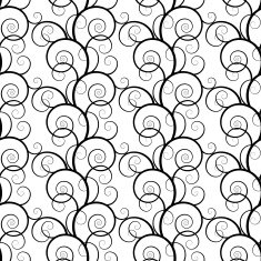 Swirl seamless pattern N3