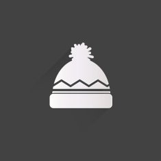 Winter snowboard cap icon N7
