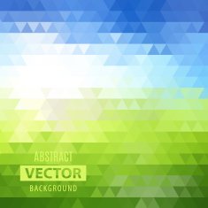 Abstract color triangle background template N17