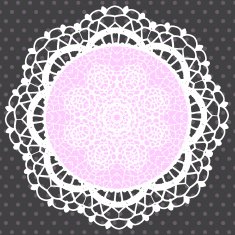 Background with ornamental round lace pattern N4