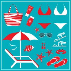 Fashionable set with a swimming suit N4