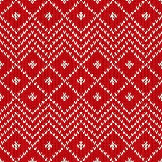 Winter Holiday Seamless Knitting Pattern N12