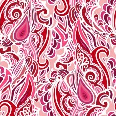Seamless weaved paisley pattern