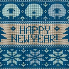 Scandinavian seamless knitted pattern N7