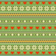 Abstract winter ornament N3