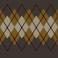 Abstract knitted pattern Rhombuses