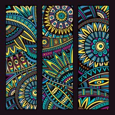 ethnic pattern cards N8