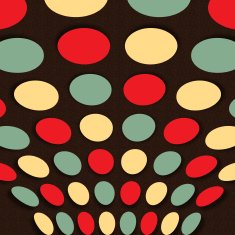Retro circle pattern background