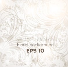 Floral Retro Background for Vintage Design N1573
