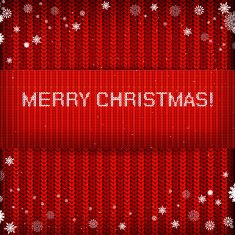 Christmas Knitted background N3