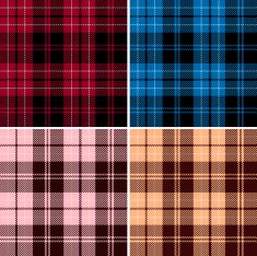 Textured tartan plaid N2