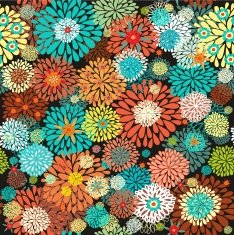 Seamless floral vector pattern N35