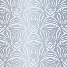 Abstract Geometric Brocade Texture in 1960s fabric style