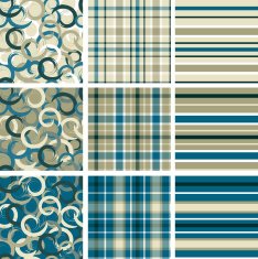 Three patterns set