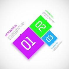 Geometric infographic template