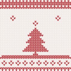 Christmas knitting background