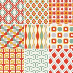 seamless retro pattern N28