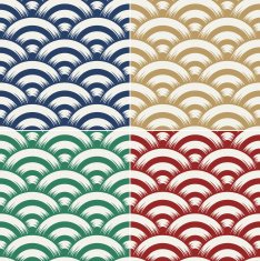 seamless ocean wave pattern N6