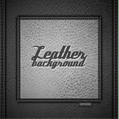 Stitched leather background N2