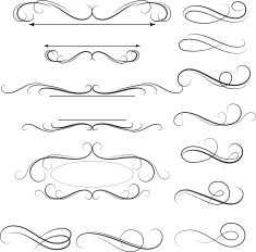 Calligraphic swirl N4