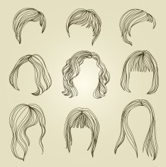 Set of hair styling for woman N5