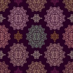 Decorative seamless pattern in oriental style N2