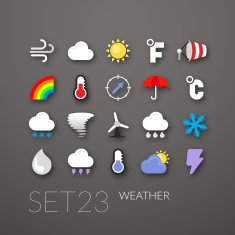 Flat Icons Set N20