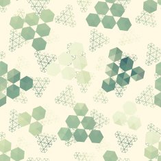 Geometric pattern of hexagon triangle N4
