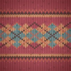 Seamless knitting background pattern N2