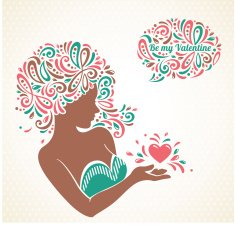 Vintage romantic card N2