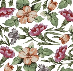 Flowers Vector Beautiful background with a flower ornament N39
