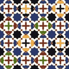 seamless islamic geometric pattern N10