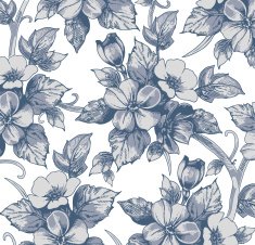 Flowers Vector Beautiful background with a flower ornament N40