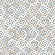 retro geometric pattern N4