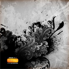 Grunge Background Design Template N3
