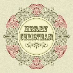 Vector Christmas Greeting Card N15