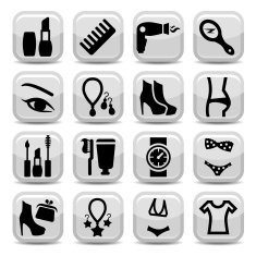 fashion vector icons N2