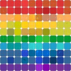 Vector rainbow mosaic background N3