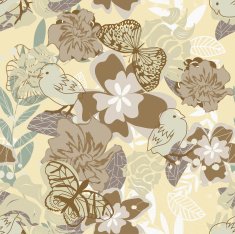 Seamless vector floral pattern N26