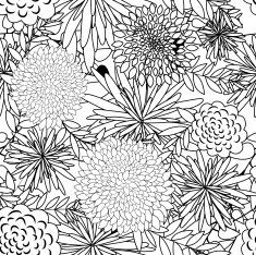Seamless Floral Pattern N927