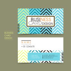 modern vector business card set N2