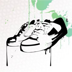 Graffiti Sneakers - illustration